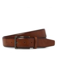 Monti Skórzany pasek - Cambridge Mężczyźni skóra brązowy, 90. Brązowe paski damskie Monti, bez wzorów, ze skóry, eleganckie. Za 199.95 zł.
