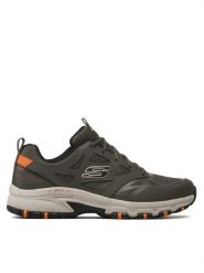 Skechers Półbuty Hillcrest 237265/OLV Zielony. Zielone półbuty na co dzień męskie Skechers, ze skóry, bez zapięcia. Za 269.99 zł.