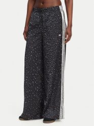 Adidas Spodnie dresowe Satin KA2667 Szary Wide Leg. Szare spodnie dresowe damskie Adidas, m, bez wzorów, z dresówki. Za 254.99 zł.