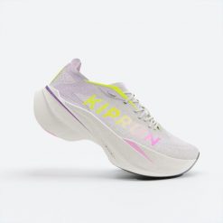 Buty do biegania damskie Kiprun KD900X LD+. Fioletowe obuwie sportowe damskie KIPRUN, bez wzorów, do biegania. W wyprzedaży za 699.99 zł.