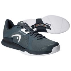 Buty do tenisa męskie Head Sprint Pro 3.5. Białe buty sportowe męskie Head, z materiału, bez zapięcia, do biegania. Za 762.00 zł.