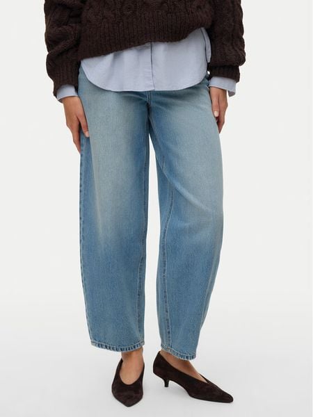 Vero Moda Jeansy Billie 10351773 Niebieski Barrel Fit. Niebieskie jeansy damskie Vero Moda. Za 140.99 zł.
