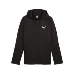 Puma Bluza Evostripe Warm Fz Dk 68170301. Czarne bluzy męskie Puma, l, bez wzorów, bez kaptura. Za 250.99 zł.