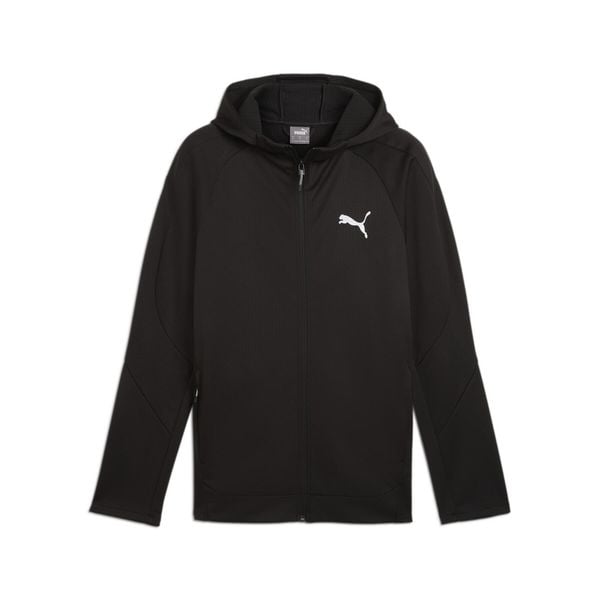 Puma Bluza Evostripe Warm Fz Dk 68170301. Czarne bluzy męskie Puma, l, bez wzorów, bez kaptura. Za 250.99 zł.