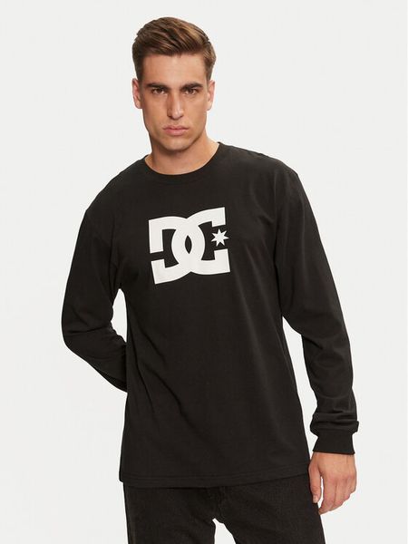 DC Shoes Longsleeve Star ADYZT05372 Czarny Regular Fit. Czarne bluzki z długim rękawem męskie DC Shoes, m, bez wzorów, z bawełny, retro, bez kołnierzyka. Za 179.99 zł.