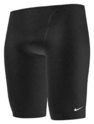 NIKE Męskie spodnie treningowe HydraStrong odporne na chlor, czarne, 32. Czarne spodnie sportowe męskie Nike Swim, m, bez wzorów, z materiału, na fitness i siłownię. Za 218.40 zł.