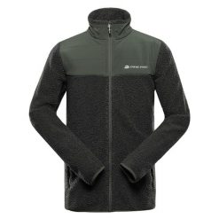 Bluza męska polarowa bardzo ciepła Alpine Pro Ferad 2. Zielone bluzy męskie Alpine Pro, m, bez wzorów, z polaru, bez kaptura. W wyprzedaży za 349.00 zł.