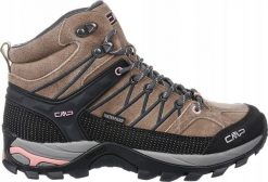 CMP Rigel Mid 3Q12946-P430 Brązowe 37. Brązowe trekkingi damskie CMP. Za 450.00 zł.