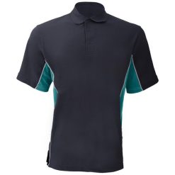 ® Męska Koszulka Polo Z Krótkim Rękawem Track Pique. Niebieskie koszulki polo męskie GAMEGEAR, m, bez wzorów, bez ramiączek. Za 105.99 zł.