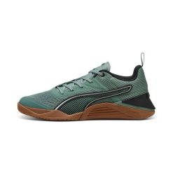 Buty do treningu biegowego Puma Fuse 3.0. Zielone buty sportowe męskie Puma, bez zapięcia, do biegania. W wyprzedaży za 370.50 zł.