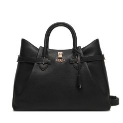 Torebka Guess. Czarne torebki do ręki damskie Guess, z aplikacjami, bez dodatków. Za 719.99 zł.