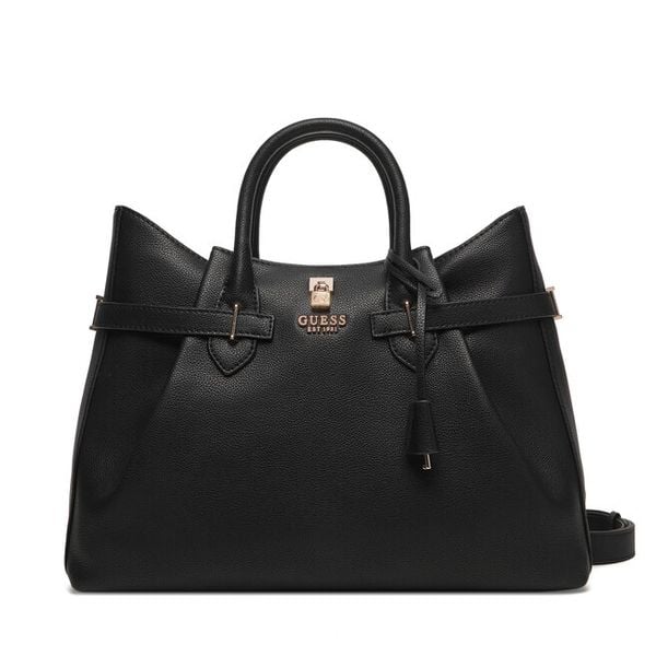 Torebka Guess. Czarne torebki do ręki damskie Guess, z aplikacjami, bez dodatków. Za 719.99 zł.