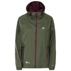 Trespass Qikpac Kobieta Jkt Moss. Zielone kurtki sportowe damskie Trespass, bez wzorów, bez kaptura, trekkingowe. Za 285.99 zł.
