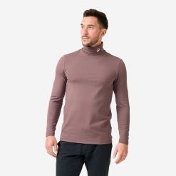 Podkoszulek termiczny do golfa męski Inesis CW500 z golfem. Brązowe buty sportowe męskie INESIS, z dzianiny, bez zapięcia, na golfa. Za 69.99 zł.
