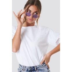 Rut&Circle T-shirt Trash - White. T-shirty damskie marki Rut&Circle. Za 72.95 zł.