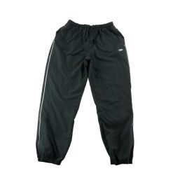 Second life - Reebok spodnie dresowe męskie luźne Y2K podszewka - Jak nowy. Czarne spodnie sportowe męskie Reebok, l, bez wzorów, z dresówki, do biegania. Za 106.46 zł.