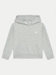 4F Bluza 4FJWMM00TSWSF1316 Szary Regular Fit. Szare bluzy dla dziewczynek 4f, bez wzorów, z bawełny, bez ramiączek, bez kaptura. Za 49.99 zł.