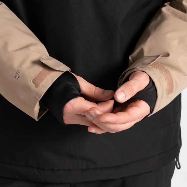 Kurtka narciarska męska Dare2b Freeride Overhead anorak. Brązowe kurtki męskie Dare 2b, m, bez wzorów, z materiału, długie, bez kaptura, narciarskie. Za 452.00 zł.