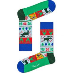 Happy Socks - Skarpety Renifer Christmas. Szare skarpety męskie Happy Socks. W wyprzedaży za 29.90 zł.