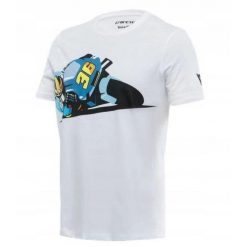 Koszulka męska T-Shirt Dainese Joan. Białe t-shirty męskie Dainese, m, bez wzorów, sportowe, bez kołnierzyka. Za 149.99 zł.