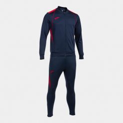 Dziecięcy dres Joma Championship VII. Czerwone spodnie sportowe dla chłopców Joma, bez wzorów, z dresówki, sportowe, na fitness i siłownię. Za 244.95 zł.