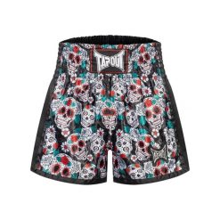 Szorty do boksu tajskiego Tapout Bollan. Czarne szorty męskie TAPOUT, m, z aplikacjami, z gumy, eleganckie. Za 282.00 zł.