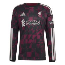 Koszulka Third z długim rękawem Liverpool FC 2026/27. Czarne koszulki sportowe męskie Adidas, m, bez wzorów, bez kołnierzyka, bez ramiączek, do piłki nożnej, climacool (adidas). Za 476.00 zł.