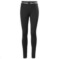 Legginsy damskie Helly Hansen Lifa Merino Midweight. Czarne legginsy sportowe damskie Helly Hansen, bez wzorów, trekkingowe. Za 330.45 zł.
