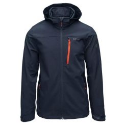 Męska Kurtka Nikko Soft Shell. Niebieskie kurtki męskie Hi-tec, m, bez wzorów, sportowe, bez kaptura. Za 296.99 zł.