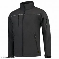 Kurtka męska TRICORP Luxury Softshell - ADLER - Luxury Softshell - Softshell kurtka unisex, 340 g/m, 100 % poliester ciemnoszary 3XL. Szare kurtki męskie TRICORP, m, bez wzorów, z poliesteru, bez kaptura. Za 362.30 zł.