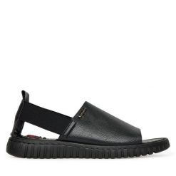 Sandały Go Soft. Brązowe sandały damskie GO SOFT, bez wzorów, bez obcasa, na płaskiej podeszwie, bez zapięcia. Za 139.99 zł.