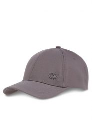 Calvin Klein Czapka z daszkiem Bombed Metal K50K512349 Szary. Szare rękawiczki męskie Calvin Klein, bez wzorów, z bawełny. Za 159.99 zł.