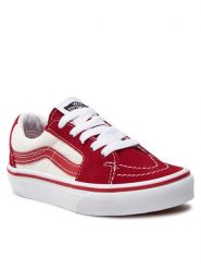 Vans Tenisówki Uy Sk8-Low VN0A7Q5LCIS1 Czerwony. Czerwone buty sportowe dziewczęce Vans, bez wzorów, z materiału, bez zapięcia. Za 169.99 zł.
