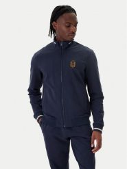 Aeronautica Militare Bluza 261FE2089UF00674 Granatowy Regular Fit. Niebieskie bluzy męskie Aeronautica Militare, m, bez wzorów, z bawełny, bez kaptura. Za 669.99 zł.