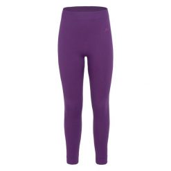 Legginsy dziewczęce Martes Essentials Crillo. Fioletowe legginsy dla dziewczynek MARTES ESSENTIALS, bez wzorów, z elastanu, długie. Za 60.88 zł.