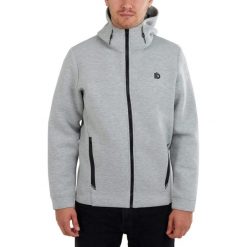Bluza męska z kapturem Fundango Hamal Tech. Szare bluzy męskie Fundango, m, bez wzorów, z polaru, z kapturem. Za 319.90 zł.