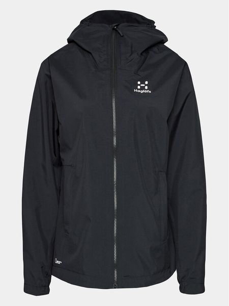 Haglöfs Kurtka przeciwdeszczowa Korp Proof 606219 Czarny Active Fit. Czarne kurtki damskie Haglöfs, m, bez wzorów, z syntetyku, bez kaptura. Za 599.99 zł.