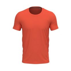Męska Koszulka Z Okrągłym Dekoltem Clive. Czerwone koszulki sportowe męskie Stedman, m, bez wzorów, bez kołnierzyka, bez ramiączek, trekkingowe. Za 62.99 zł.