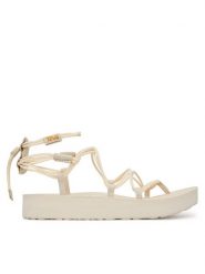 Teva Sandały Midform Infinity 1127890 Beżowy. Brązowe sandały damskie Teva, bez wzorów, z materiału, bez obcasa, na koturnie, bez zapięcia. Za 349.99 zł.