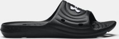 Under Armour Klapki męskie Locker IV Sl czarne r. 46 (3023758001-001). Czarne klapki męskie Under Armour. Za 59.95 zł.
