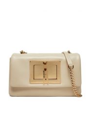 LOVE MOSCHINO Torebka JC4164PP1MLM0110 Écru. Listonoszki damskie Love Moschino, bez wzorów, ze skóry, bez dodatków. Za 519.99 zł.