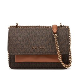 Torebka MICHAEL Michael Kors. Brązowe torebki do ręki damskie MICHAEL Michael Kors, bez wzorów, wizytowe, bez dodatków. Za 679.99 zł.