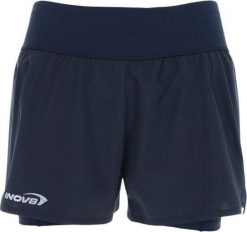 Spodenki do biegania damskie Inov-8 Airlite 2in1 Short. Czarne szorty sportowe damskie Inov-8, s, bez wzorów, z materiału, klasyczne, do biegania. Za 296.99 zł.