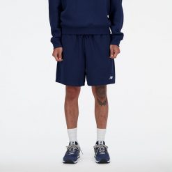 Spodenki męskie New Balance MS41520NNY – granatowe. Niebieskie szorty męskie New Balance, m, bez wzorów, z bawełny, klasyczne. Za 199.99 zł.