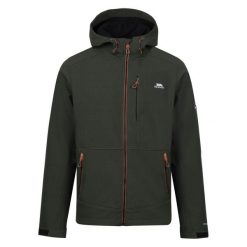Męska Kurtka Soft Shell Dante. Zielone kurtki sportowe męskie Trespass, m, bez wzorów, trekkingowe. Za 331.99 zł.