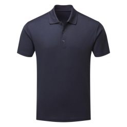 Męska Koszulka Polo Barwiona Przędzą. Niebieskie koszulki polo męskie PREMIER, m, bez wzorów, z materiału, bez ramiączek. Za 84.99 zł.