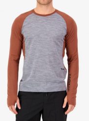 Bluza Mons Royale Temple Merino Long Sleeve. Czerwone bluzki z długim rękawem męskie Mons Royale, m, bez wzorów, z elastanu, bez kołnierzyka. Za 417.99 zł.
