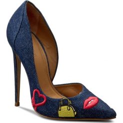 Szpilki KAZAR - Natalie 28200-TK-19 Granat. Niebieskie szpilki damskie Kazar, z jeansu. W wyprzedaży za 289.00 zł.