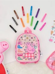 Zestaw szkolny: plecak, lunchbox i bidon 3 pack Peppa Pig - wielobarwny. Torby i plecaki dziecięce Sinsay. Za 29.99 zł.