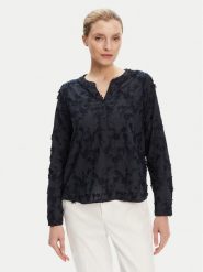 Tatuum Bluzka Relia T2501.044 Biały Regular Fit. Białe bluzki damskie Tatuum, bez wzorów, z bawełny, bez kołnierzyka, bez ramiączek. Za 159.99 zł.